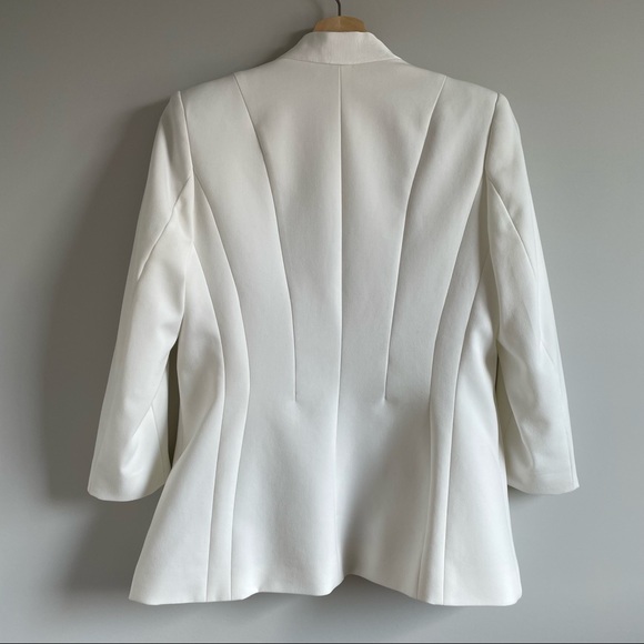 H&M buttonless blazer, off-white - Picture 4 of 4